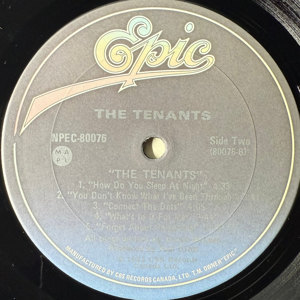 The Tenants – The Tenants (Канада 1983г.)