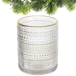 Подсвечник «Хрустальный блеск» 10*12,5 см, Белый