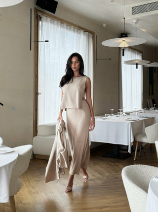 Юбка SAVANNAH с ярусами, песочный