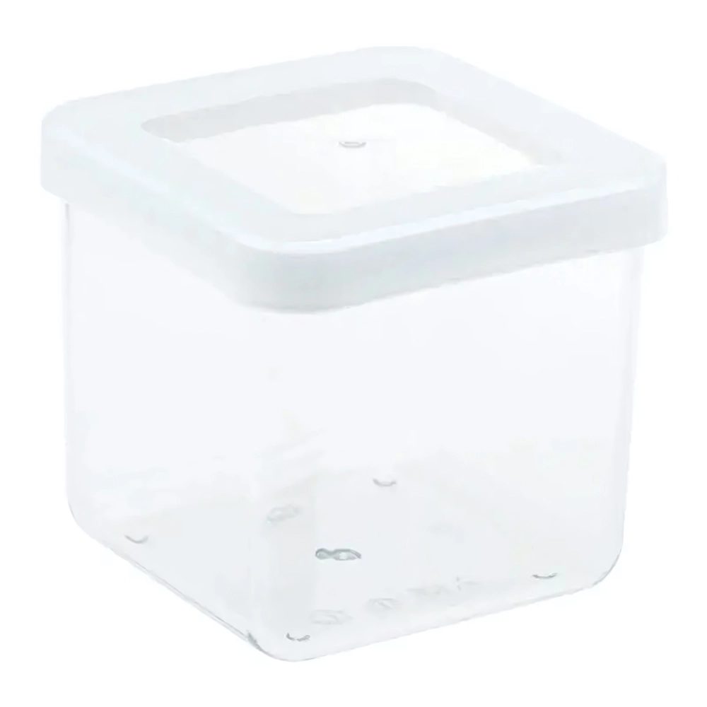 Емкость для сыпучих продуктов СТЕП 0,65 л 10х9,5см Белый