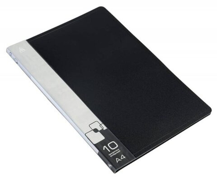 Папка файл А4 10лист 0,60мм черная