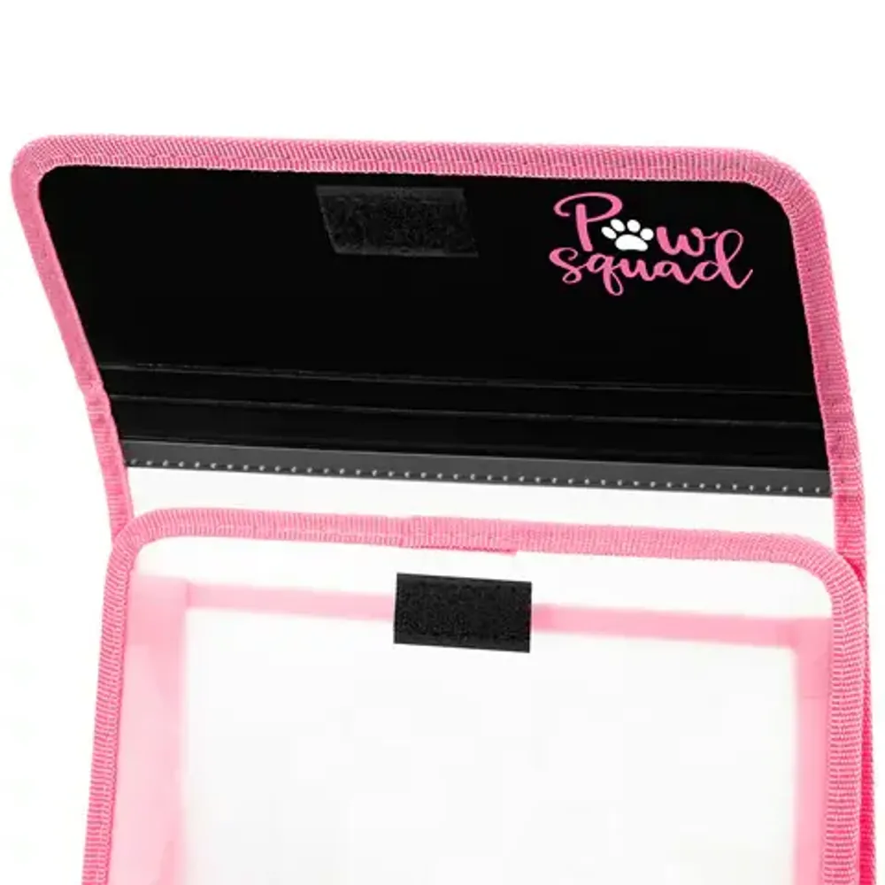 Папка для тетрадей 2 отделение А5 на липучке Юнландия Box cat, пластик