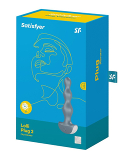 Анальный вибростимулятор Satisfyer Lolli Plug 2 grey