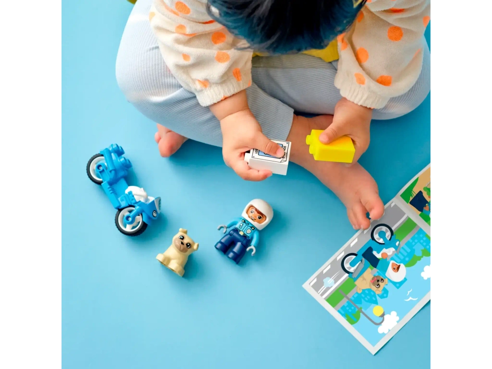 Конструктор LEGO Duplo 10967 Полицейский мотоцикл