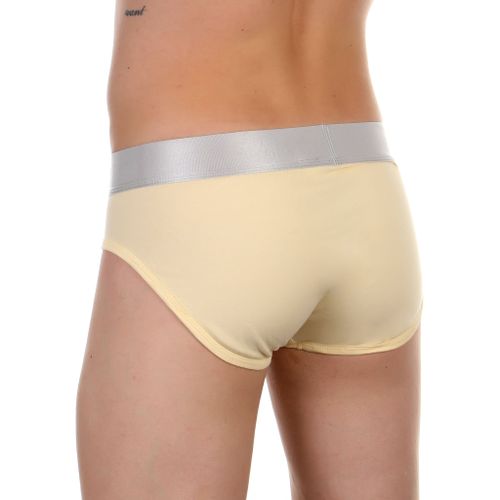 Мужские трусы брифы бежевые Calvin Klein