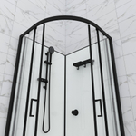 Душевая Кабина Прайм-Блэк 90*90 А без крыши