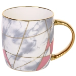 Кружка керамическая 350мл «Мраморный узор», микс 4рисунка