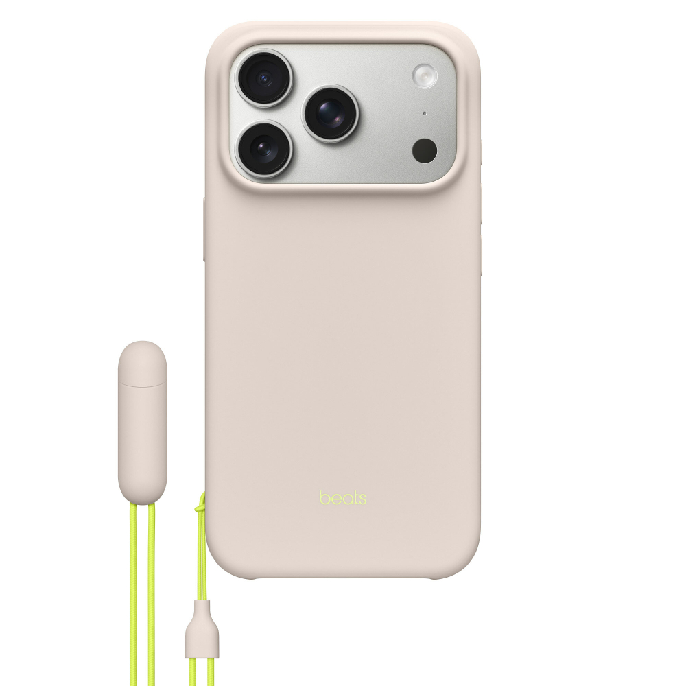 Чехол Beats для iPhone 17 Pro Kickstand Case with MagSafe and Camera Control – Лаймовый (Lime Stone)
