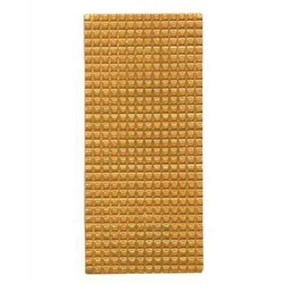 Лычка золотая металлическая МВД 20х45 мм