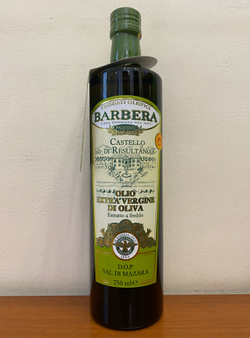 Оливковое масло BARBERA Extra Virgin D.O.P. Val di Mazara," CASTELLO di RESULTANO" , 750 мл Италия