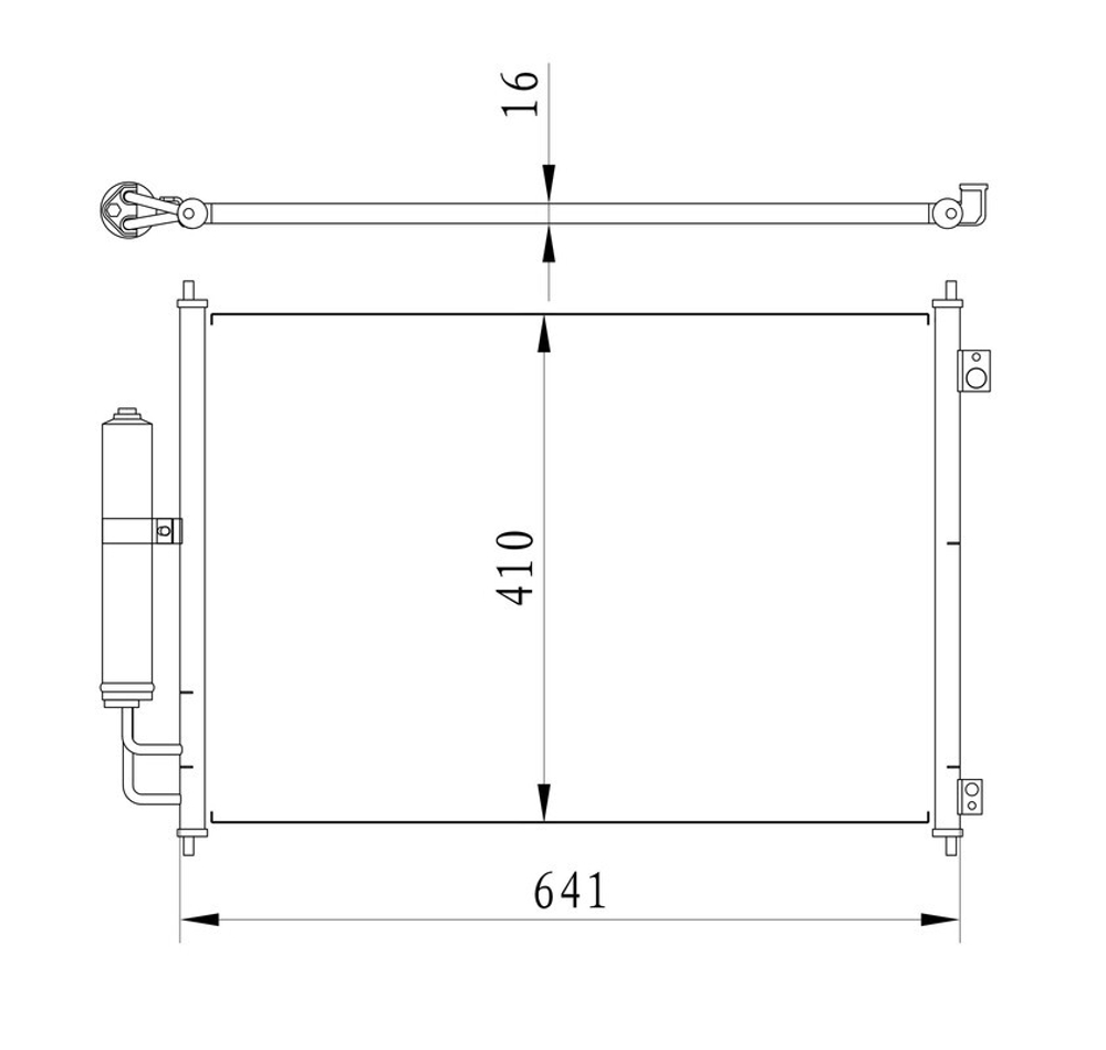 Kular - 86059-KLR - Condenser, air conditioning
