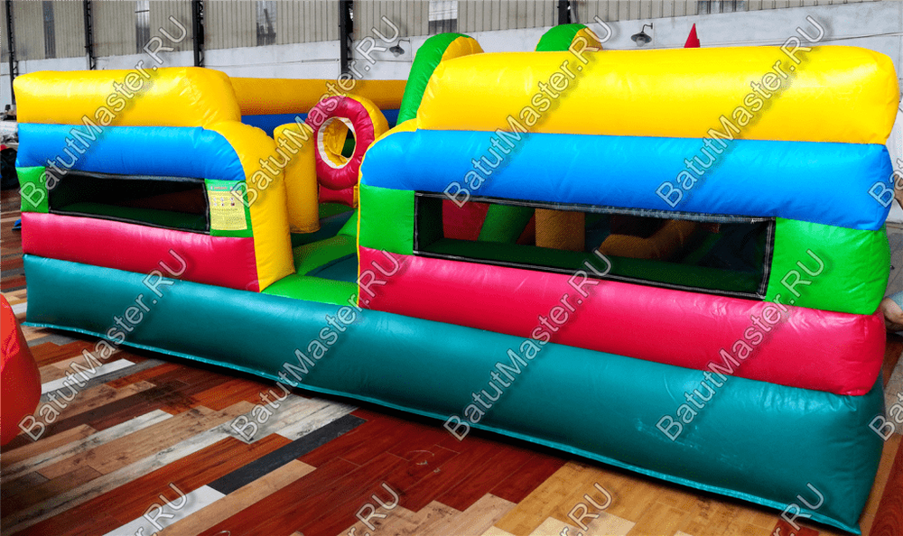 Надувной батут "Гусеничка"