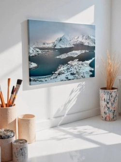 Картина на стену 40 X 50 Снежные горы