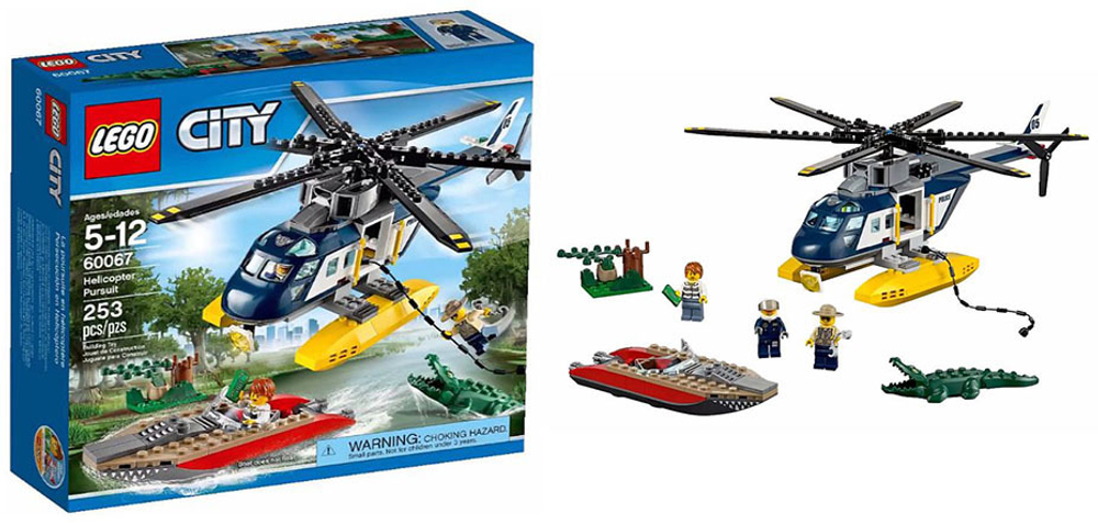 LEGO City: Погоня на полицейском вертолёте 60067 — Helicopter Pursuit — Лего Сити Город