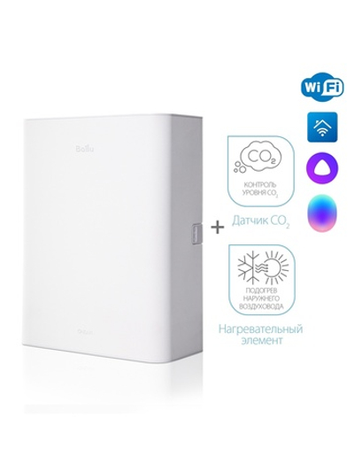 Очиститель воздуха приточный Ballu ONEAIR ASP-100WM белый