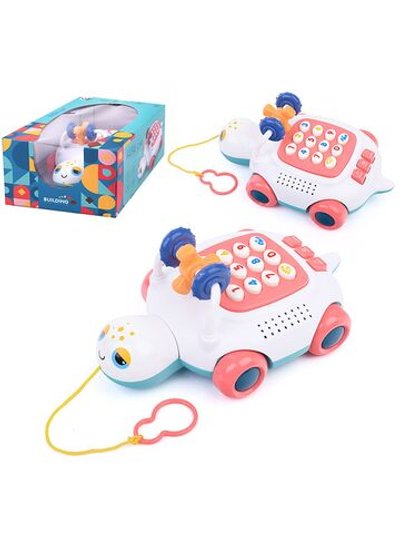 Развивающая музыкальная игрушка Черепаха на батарейках (CY-7074B)