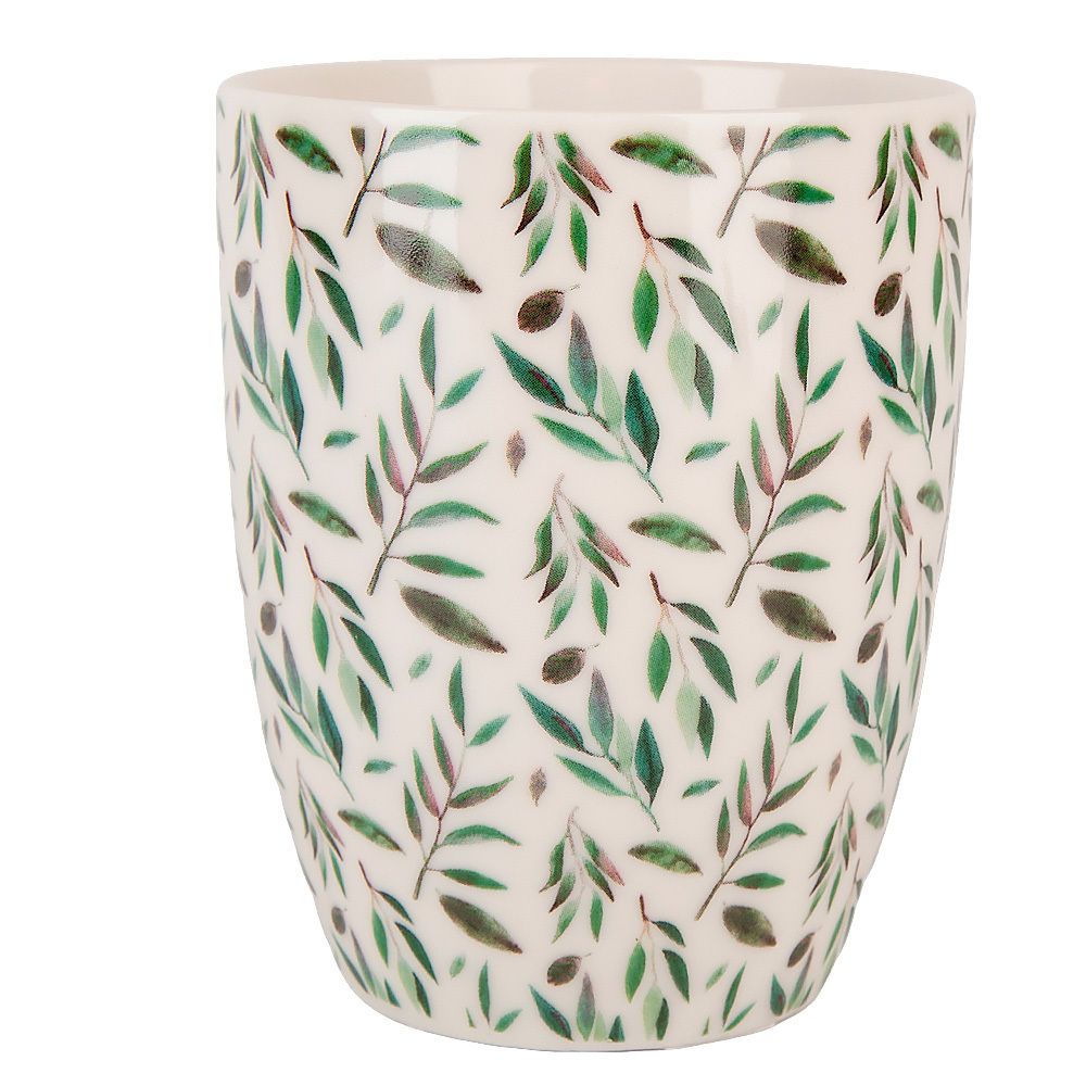 Кружка "Floristry" v=360мл (фарфор) (min12) (транспортная упаковка)