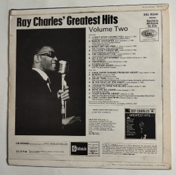 Винтажная виниловая пластинка LP Ray Charles Greatest Hits Volume 2 (UK 1967)