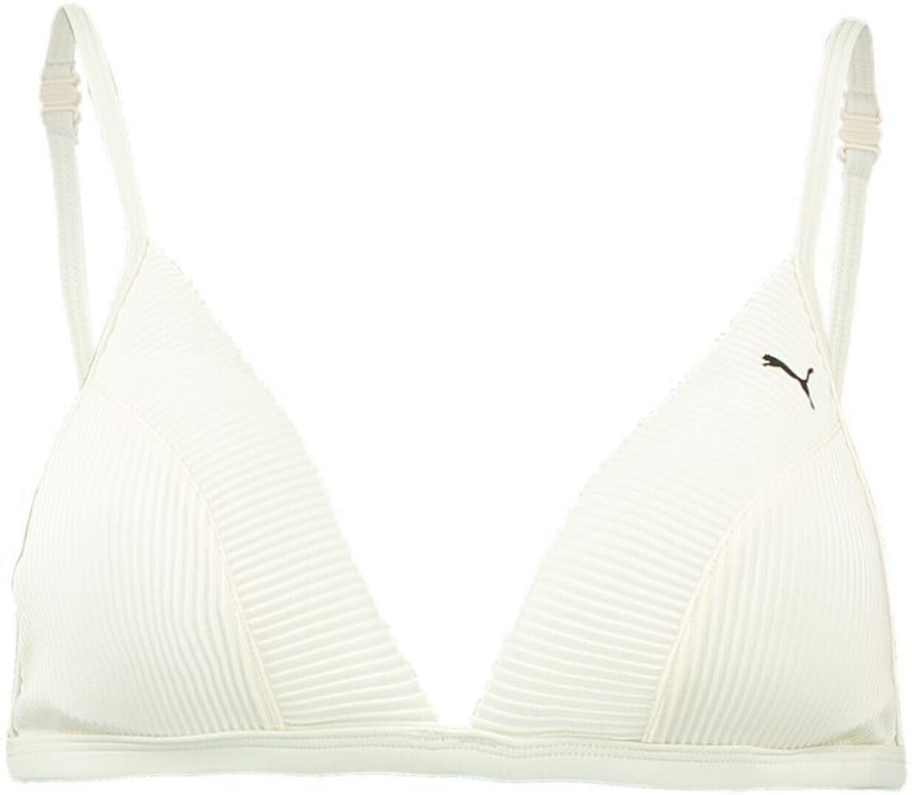 Купальник (верх) PUMA SWIM WOMEN RIBBED TRIANGLE TOP 1P white