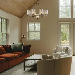 6524/9 COUNTY LN23 000 античная латунь Люстра E27 9*60W 220V RIVERLY