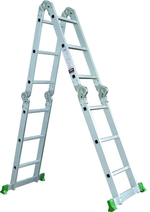 ЛЕСТНИЦА-ТРАНСФОРМЕР АЛЮМИНИЕВАЯ 4*6