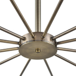 8100/12C COMFI LN26 106 бронза/белый металл/стекло Люстра потолочная Е14 12*40W 220V MAVE