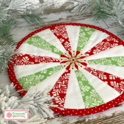 Линейка для пэчворка “Дрезденская тарелка” с углом 18° (арт. A30-S)