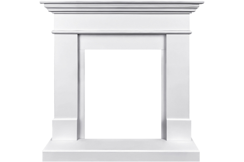 Каминокомплект California STD CRM (Разборный) - Санд сноу с очагом Majestic FX Brass