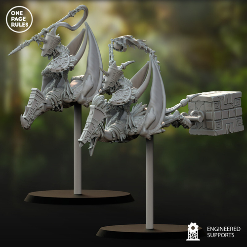 Grand Alliance Order Seraphon Terradon Riders 1 шт. миниатюра для dnd, днд, pathfinder, фентези, Настольная игра, НРИ, Варгейм, РПГ