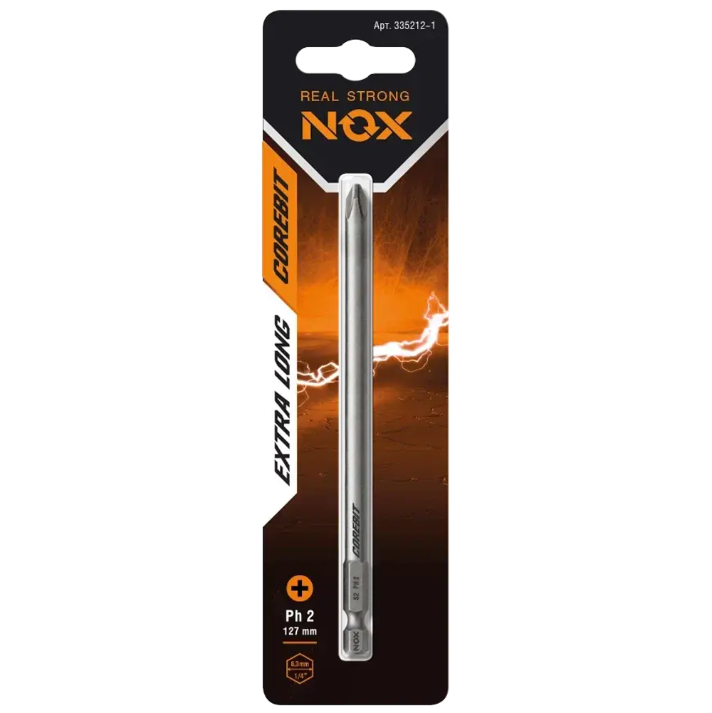 Бита PH 2х127мм 1шт карта NOX COREBIT 335212-1