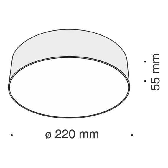 Потолочный светильник Зон / Zon 26 Вт 4000 К 120° Technical c032cl-l32b4k
