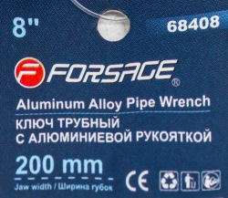 Ключ трубный разводной 8''- 200мм Forsage F-68408