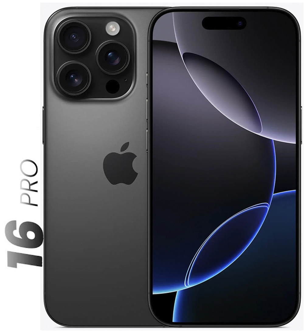 Смартфон Apple iPhone 16 Pro 1 TB («Чёрный титан» | Black Titanium)