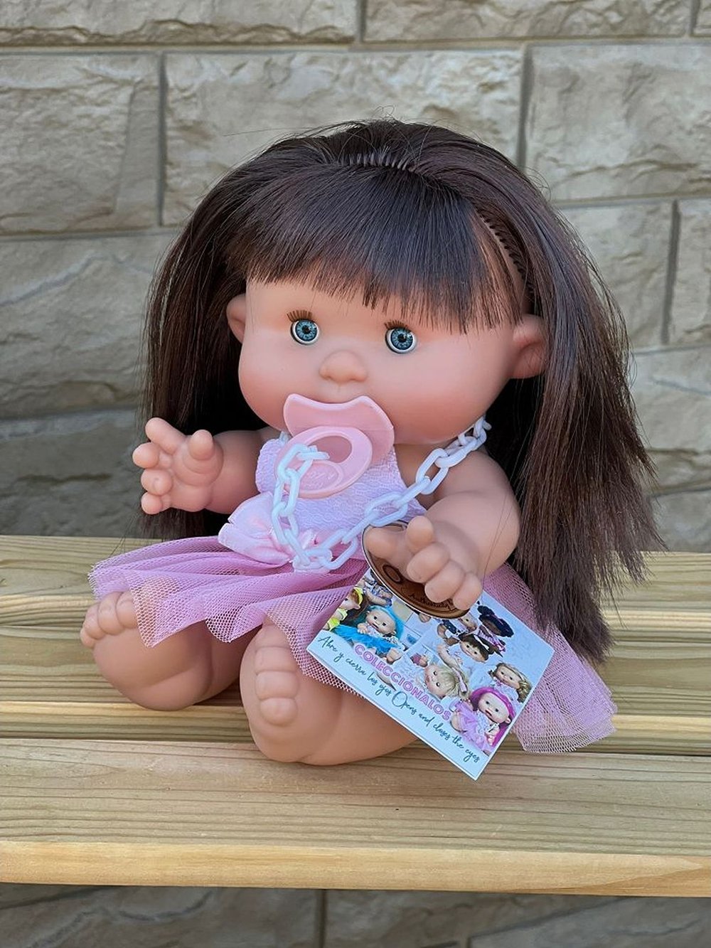 Пупс Nines 26см PEPOTE с закрывающими глазками (N804C3)