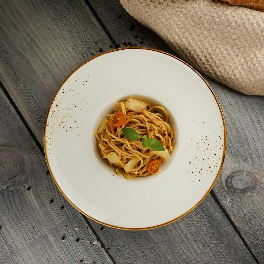 Тарелка глубокая 280 мл d 29 см h6 см для пасты Elegance Sun P.L. Proff Cuisine [4]