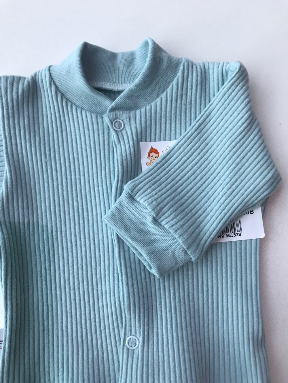 Кофта Ментол рубчик (Малышеево) Арт: 0101И (Размер: 62)