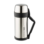 Термос универсальный THERMOS FDH-1650 1.65L, поильник, дополнительная чашка, складная ручка, съёмный ремень,стальной