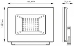 Настенно-потолочный прожектор Gauss Elementary 613100250