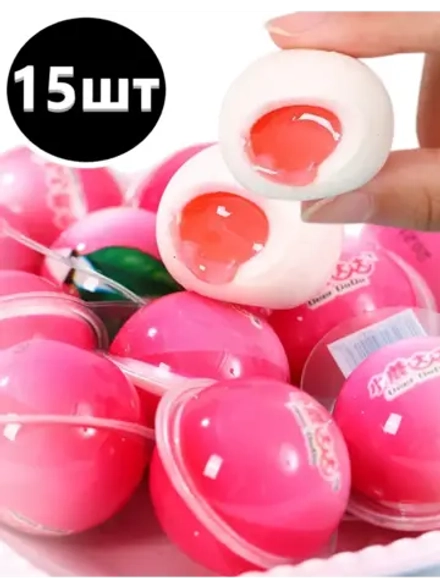 Мармелад Персик с фруктовым джемом 18 г * 15 шт