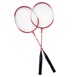 Бадминтон 2 ракетки в прозрачном чехле 63х2 см, 2 цвета, с-30259