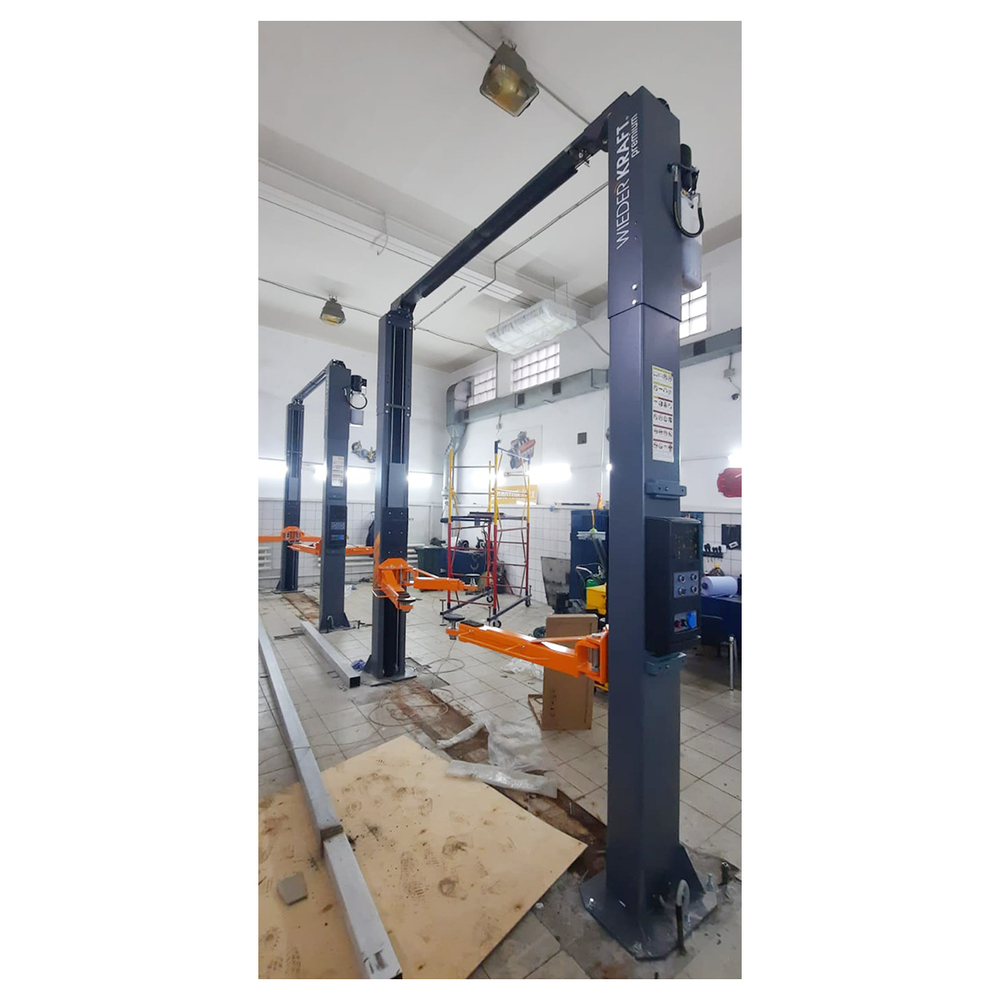 WDK-529E Подъемник двухстоечный с верхней синхронизацией 4 тонны, электр.разбл., 380В