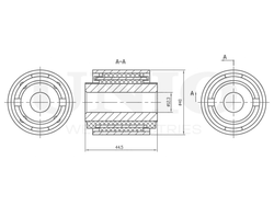 Сайлентблок задней верхней поперечной тяги UNIO RMP-20579
