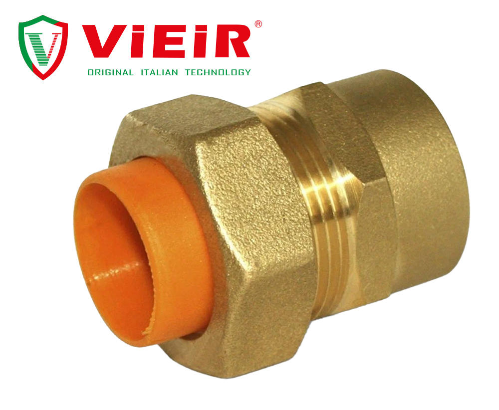 Муфта для ГАЗА с диэлектриком 25А х 1" Г. ViEiR (80/5шт)