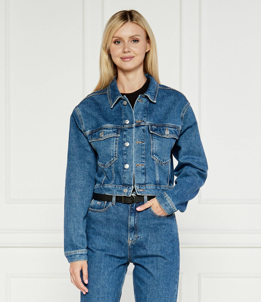 Джинсовая куртка CLAIRE Tommy Jeans - голубой(DW0DW18207)