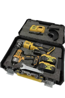 Набор электроинструмента 2в1, Аккумуляторная УШМ+ Гайковерт 2 АКБ