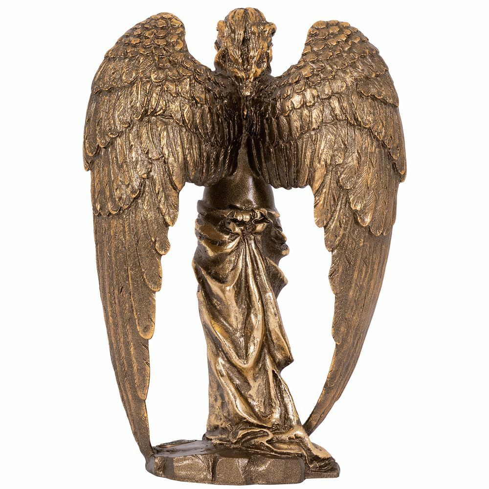 Статуэтка Девушка ангел с книгой Бронза