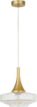 Подвесной светильник 1*E27 2198/00/01P бронза/прозрачный Acordy Stilfort