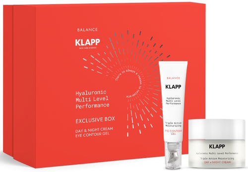 KLAPP Набор крем и гель для контура глаз | Hyaluronic MLP Exclusive Box, (крем для лица 50 мл + гель для век 15 мл)
