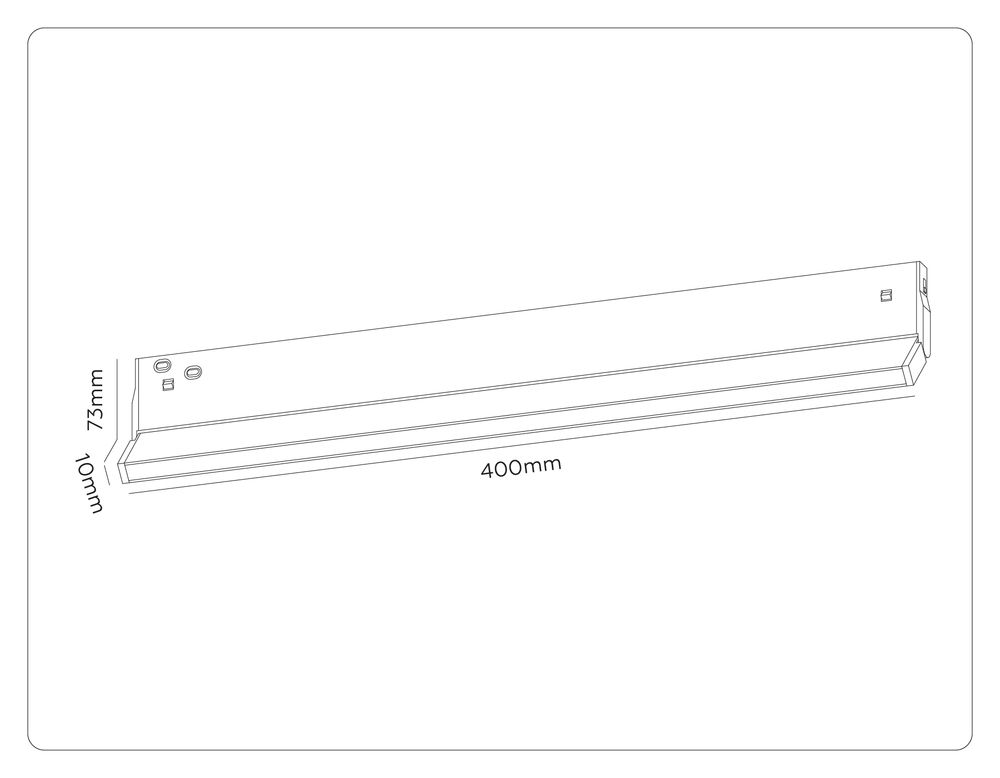 Ambrella Трековый линейный светильник 3CCT 3000K-6000K 20W 120° Track System GL2355