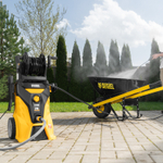 Моечная машина высокого давления R-210iD, 2600 Вт, 210 бар, 8,0 л/мин, асинх. двиг., бараб.// Denzel